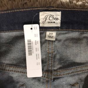 Jcrew women’s tall straight jeans 31T 10inch